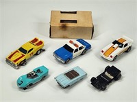 ASSORTED LOT OF HO SCALE SLOT CARS TJET