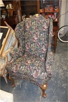 Wing back chair by Hickory