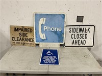 Mixed Lot of Signs