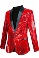 (New) size XXL Nawgut Sequin Blazer Metallic Suit