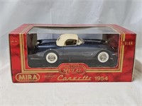 NIB Mira 1954 Chevrolet Corvette Die Cast Car