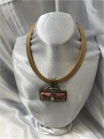 Designer Patrice Mesh Necklace & Dragonfly Pendant