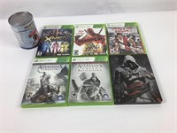 5 jeux Xbox 360 dont Escape + Assassin's Creed IV