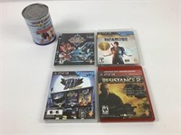 4 jeux PS3 dont Resistance 2, In Famous