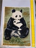 panda linen tea towel made in Ireland