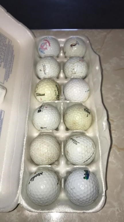 Dozen golf balls