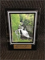 Beautiful Cullasaja Falls Photo Framed with