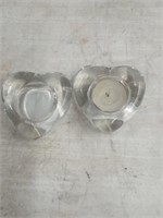 2 Elegant Expressions Heart shaped Tea light