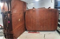 2 - Leather Suit Cases