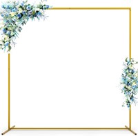 Gold Wedding Arch Stand 6.6x6.6 FT