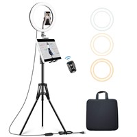 Elitehood 12’’ Ring Light with Tripod Stand (72’’