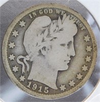 1915-S Liberty Head Quarter.