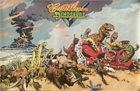 1993 Mark Schultz Cadillac and Dinosaurs poster