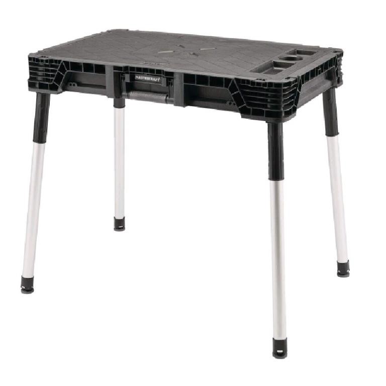 New Mastercraft Lightweight Portable Work Table w/