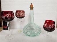 Assorted Decorative Glassware