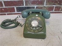 Vintage Green Rotary Phone
