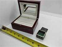 New Wooden Jewelry Box and Enamel Ring box