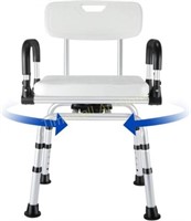 LIVINGbasics Shower Chair with Armrest  180kg