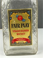 Fair Play label whiskey bottle