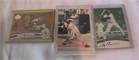 Lot of 3 baseball cards