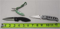 2 Pocket Knives & Multi-Tool