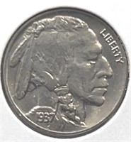 1937P Buffalo Nickel  Gem BU