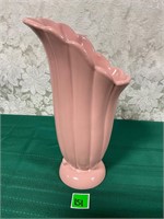 Vtg Abingdon Pottery Pink Vase