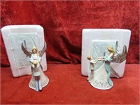 (2)Bradford Exchange angel figures.