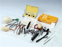 Vintage ENT medical tools