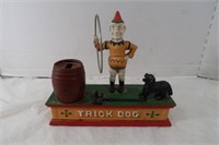 Cast Iron Trick Dog Bank