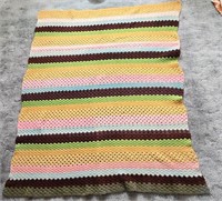 Handmade Crocheted Afghan Blanket