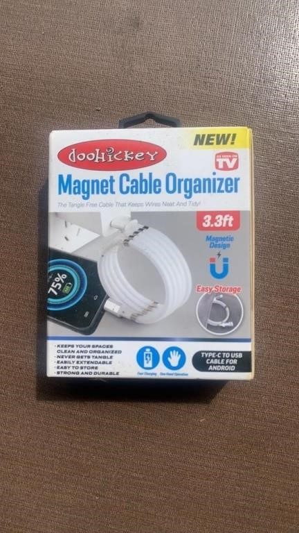 New - Magnetic Cable Organizer