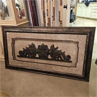HUGE Decorative 3D Framed Wall Art- Nicely Matted