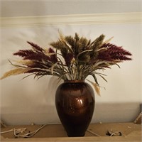 Large Decorative Spotted Floral Vase