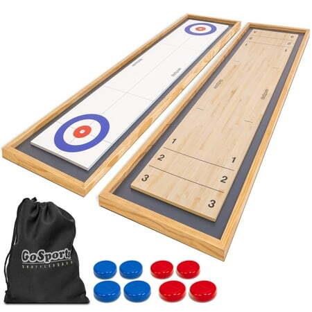 GoSports 6 ft Tabletop Shuffleboard and Curling