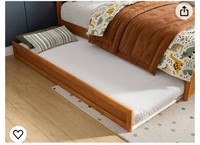 AFI, Mid-Century Modern Trundle Bed, Twin, Light