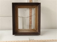 antique deep walnut frame