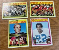 1972 Topps Bob Hayes NFL Cowboy 3 card bonus