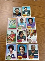 11-card Vintage NFL Football card Lot