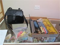 Gun cleaning supplies & US leather bag