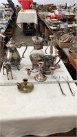Tea pot, tea perculator candle holder