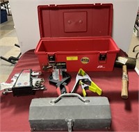 Tool Box, wrenches, clamps