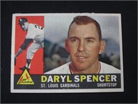 1960 TOPPS #368 DARYL SPENCER CARDINALS