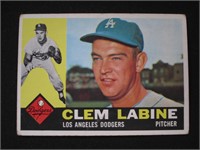 1960 TOPPS #29 CLEM LABINE DODGERS VINTAGE