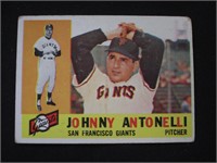 1960 TOPPS #80 JOHNNY ANTONELLI GIANTS