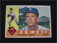 1960 TOPPS #333 DANNY MCDEVITT DODGERS