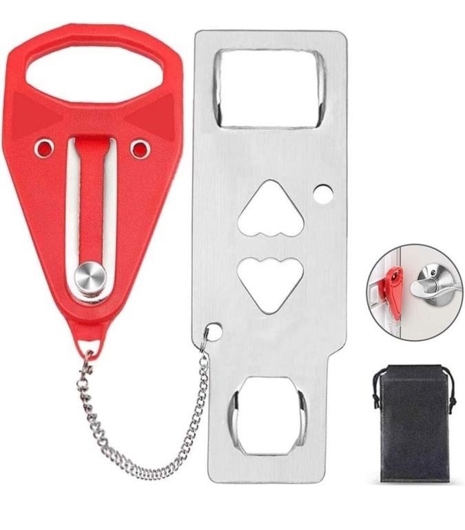 New, Portable Door Lock for Travel, Door Lock