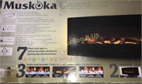 MUSKOKA $279 RETAIL ELECTRIC FIREPLACE