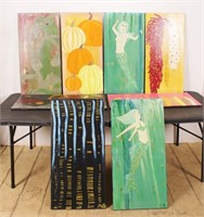 Paintings by S. Anna Morgan, Acrylic on Canvas