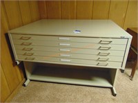 4 DRAWER METAL PRINT CABINET MAYLINE C-FILE